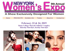 Tablet Screenshot of nywomensexpo.com